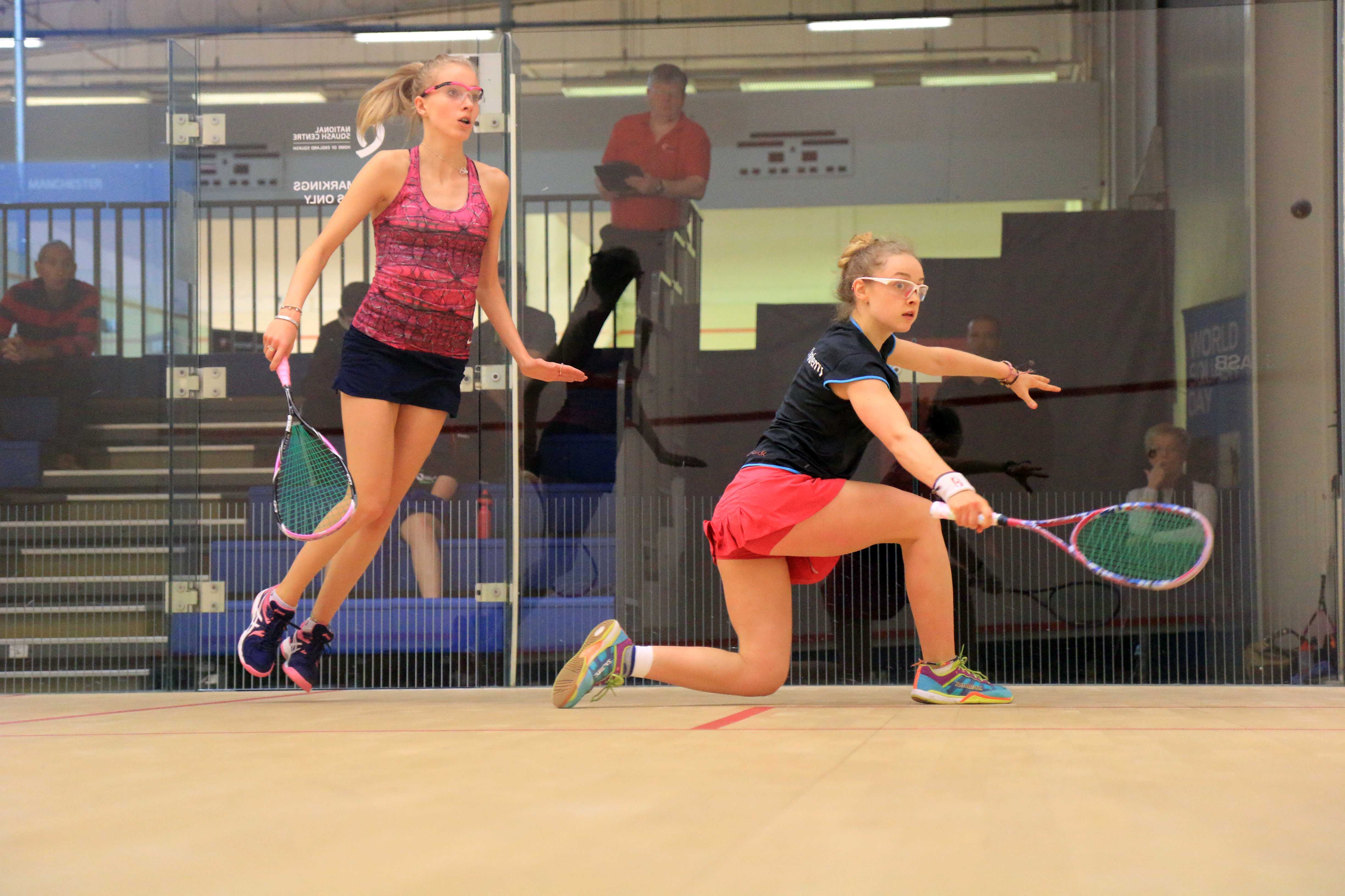 People playing squash
